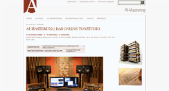 Desktop Screenshot of ai-mastering.de