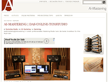 Tablet Screenshot of ai-mastering.de
